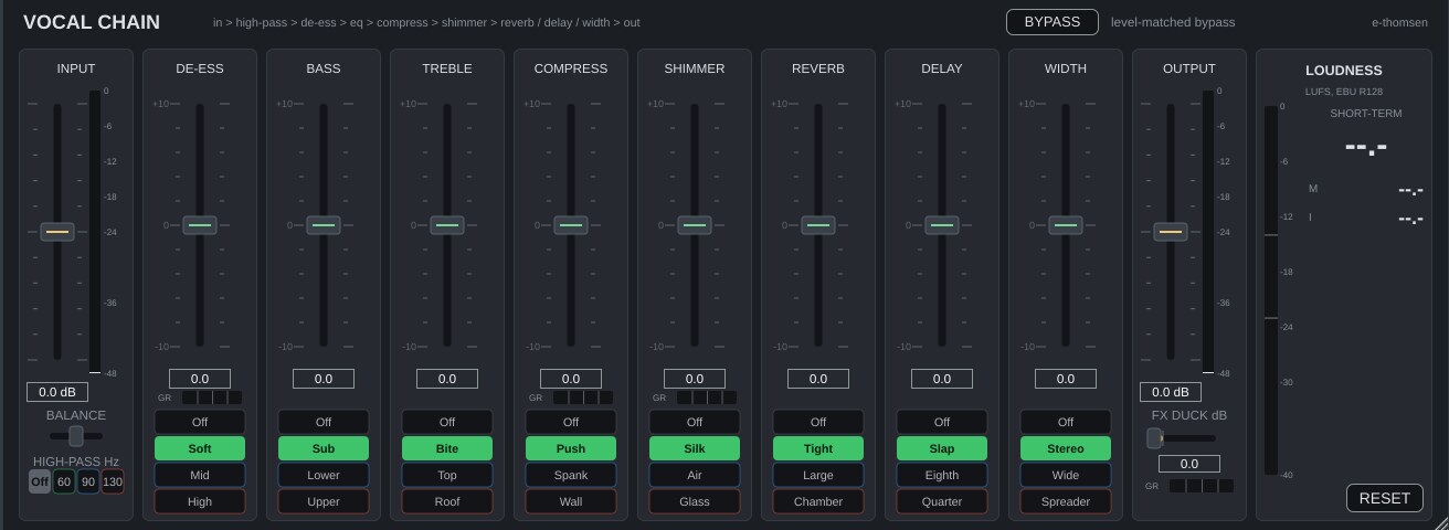 Vocal Chain screenshot